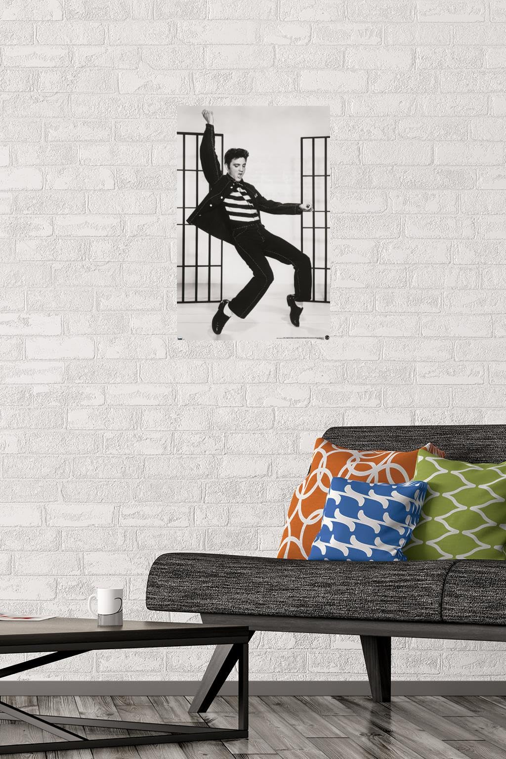 Elvis Presley - Jailhouse Rock Pose Wall Poster, 22.4L